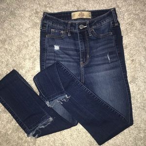 Ripped Hollister Skinny Jeans